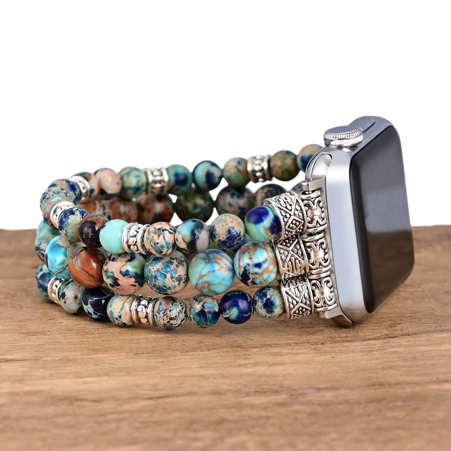 Imperial Jasper Stretch Apple Watch Strap