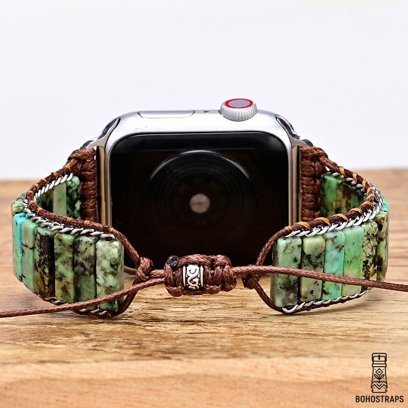 Pathfinder Apple Watch Strap – African Turquoise (Jasper)