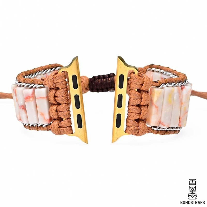 Delicate Imperial Jasper Apple Watch Strap