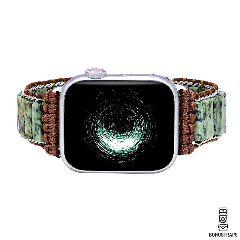 Pathfinder Apple Watch Strap – African Turquoise (Jasper)
