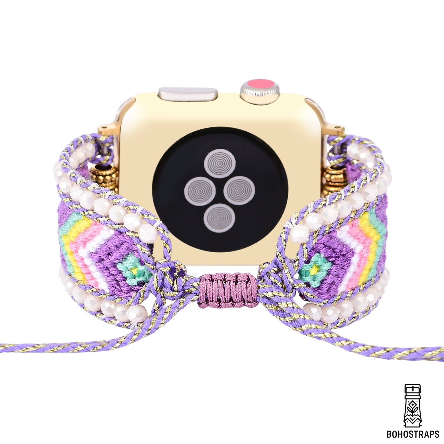 Lavender Dream Boho Weave Watch Strap