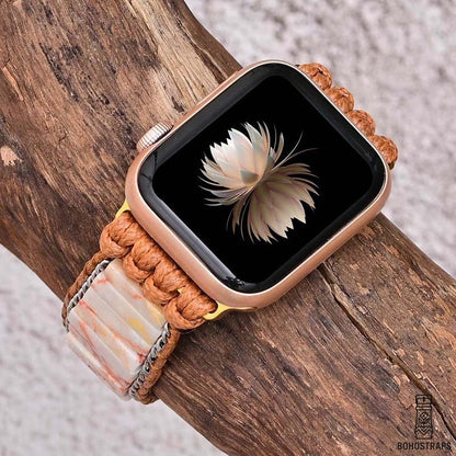 Delicate Imperial Jasper Apple Watch Strap