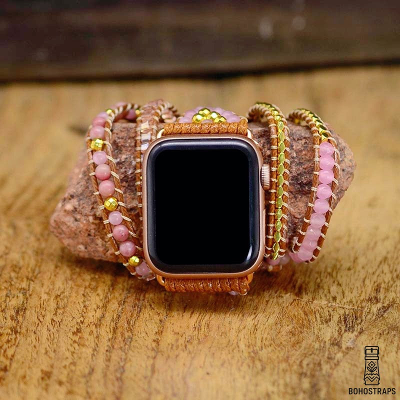 Golden Rose Quartz Apple Watch Strap