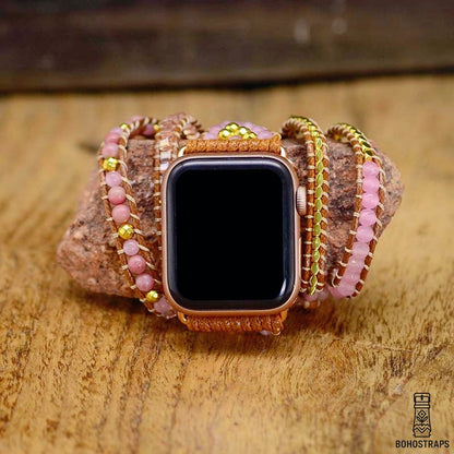 Golden Rose Quartz Apple Watch Strap
