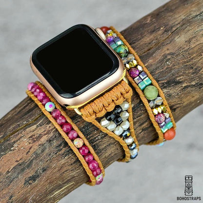 Healing Amethyst Protection Apple Watch Strap