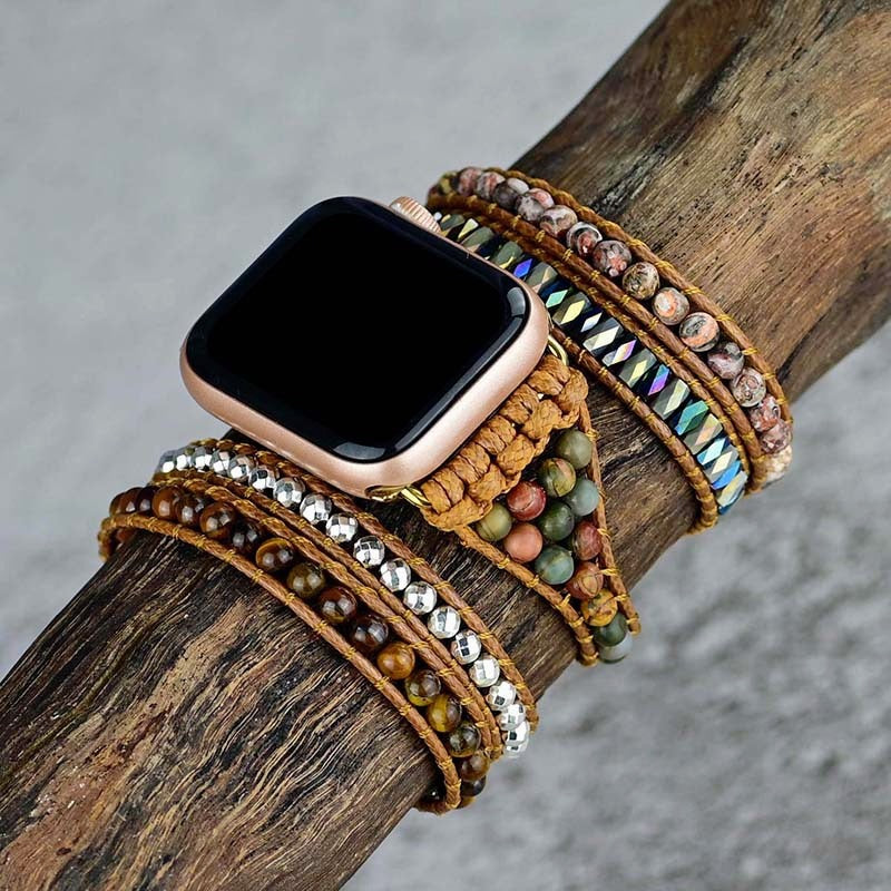 Tiger's Eye Royal Apple Watch Strap