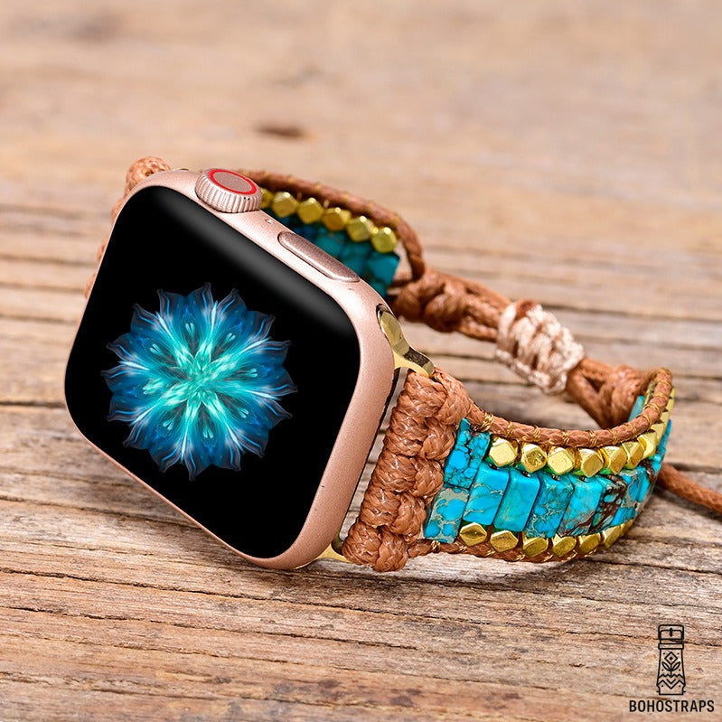 Bold Turquoise Apple Watch Strap