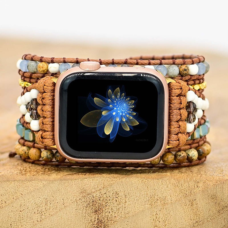 Blue Earth Jasper Apple Watch Strap
