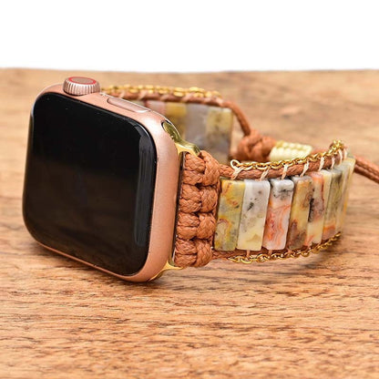 Delicate Picasso Jasper Apple Watch Strap
