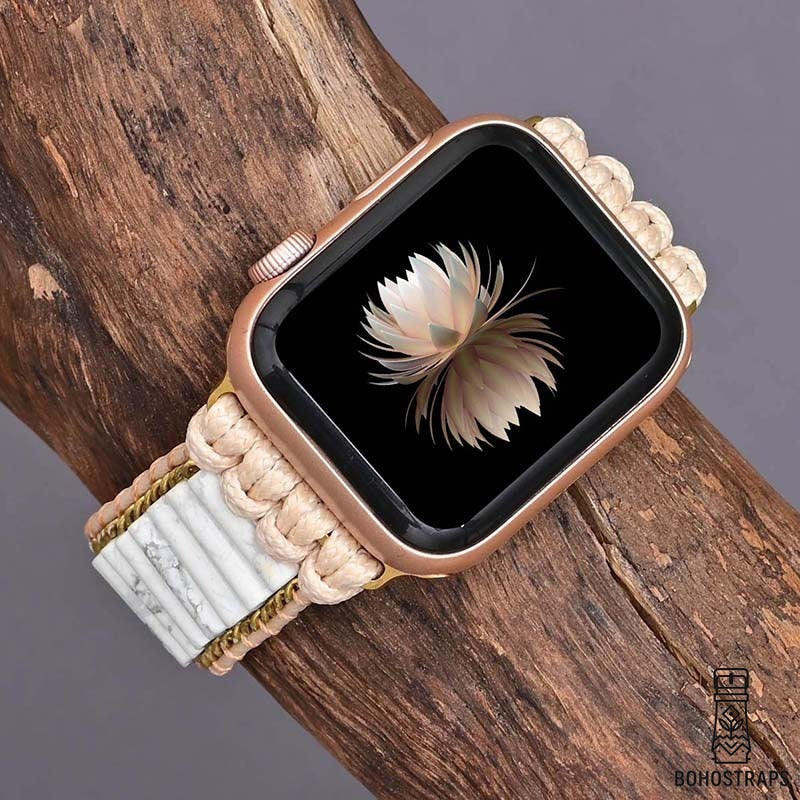 Heavenly Howlite Apple Watch Strap