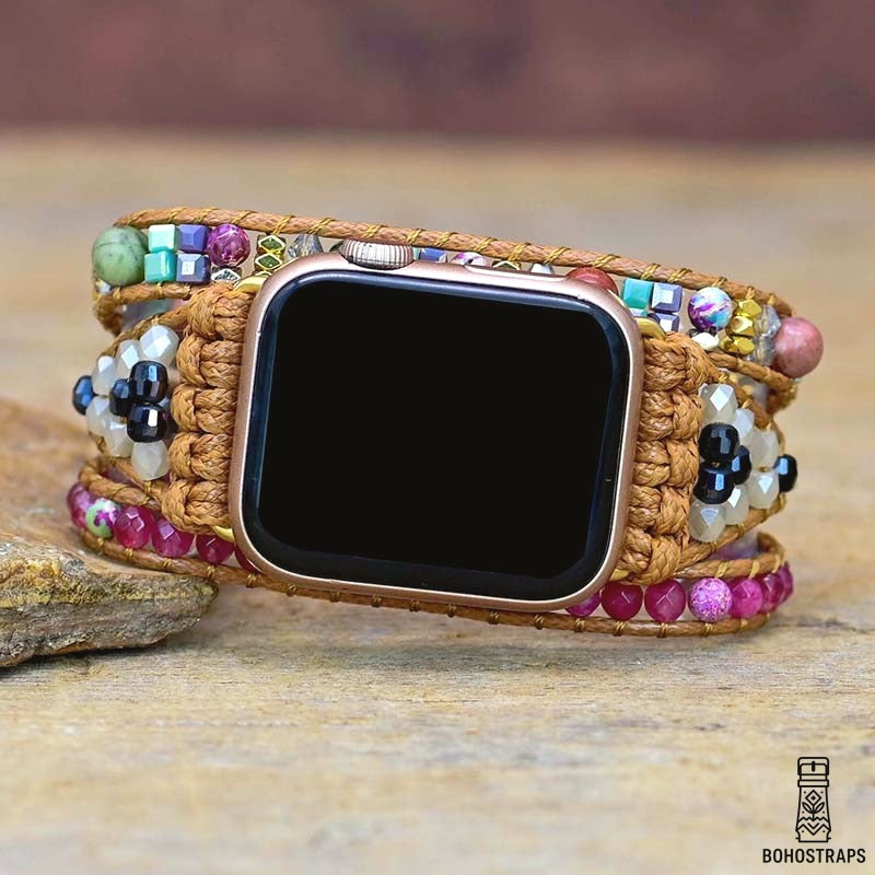 Healing Amethyst Protection Apple Watch Strap