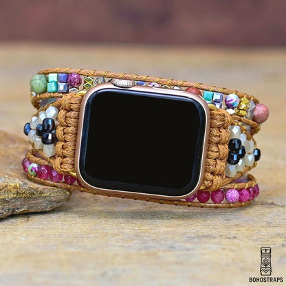 Healing Amethyst Protection Apple Watch Strap