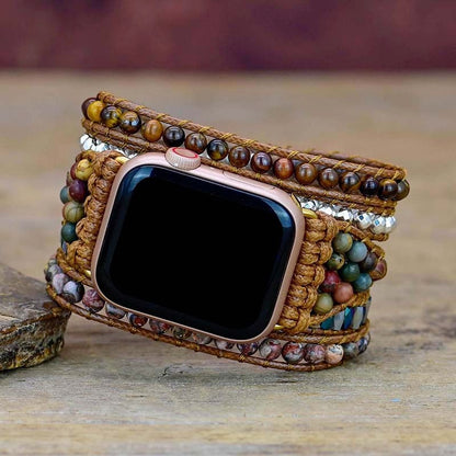 Tiger's Eye Royal Apple Watch Strap