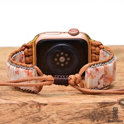 Delicate Imperial Jasper Apple Watch Strap