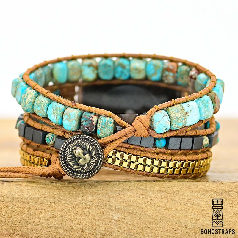 Turquoise Calming Energy Apple Watch Strap