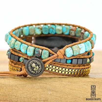 Turquoise Calming Energy Apple Watch Strap