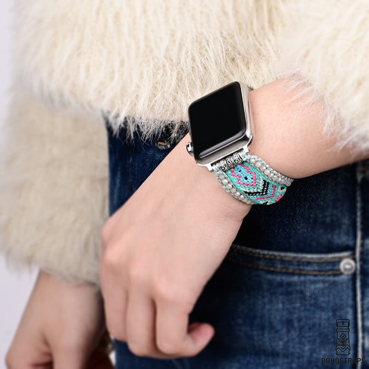 Rosy Skyline Apple Watch Strap