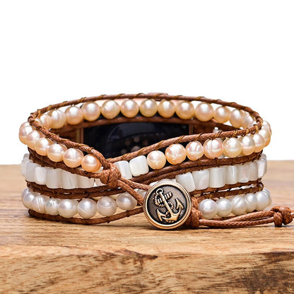 Graceful Freshwater Pearl Apple Watch Strap