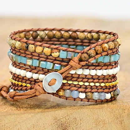 Blue Earth Jasper Apple Watch Strap