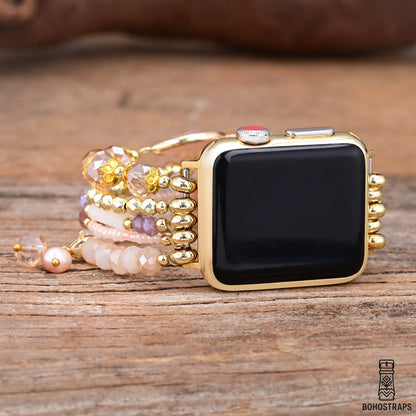 Blush Rhodochrosite Apple Watch Strap