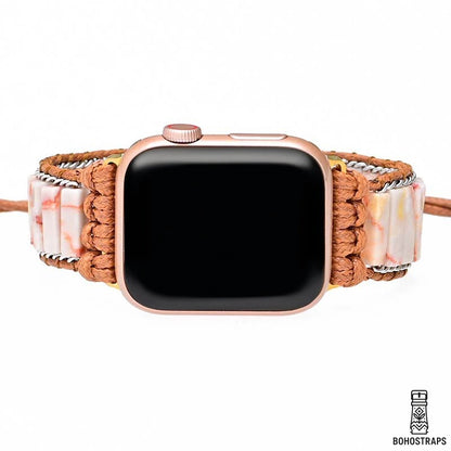 Delicate Imperial Jasper Apple Watch Strap