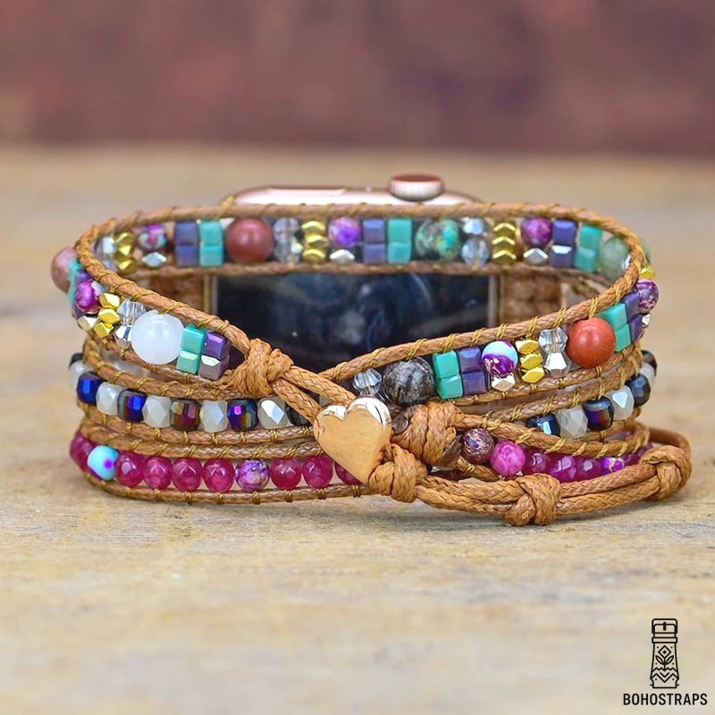 Healing Amethyst Protection Apple Watch Strap