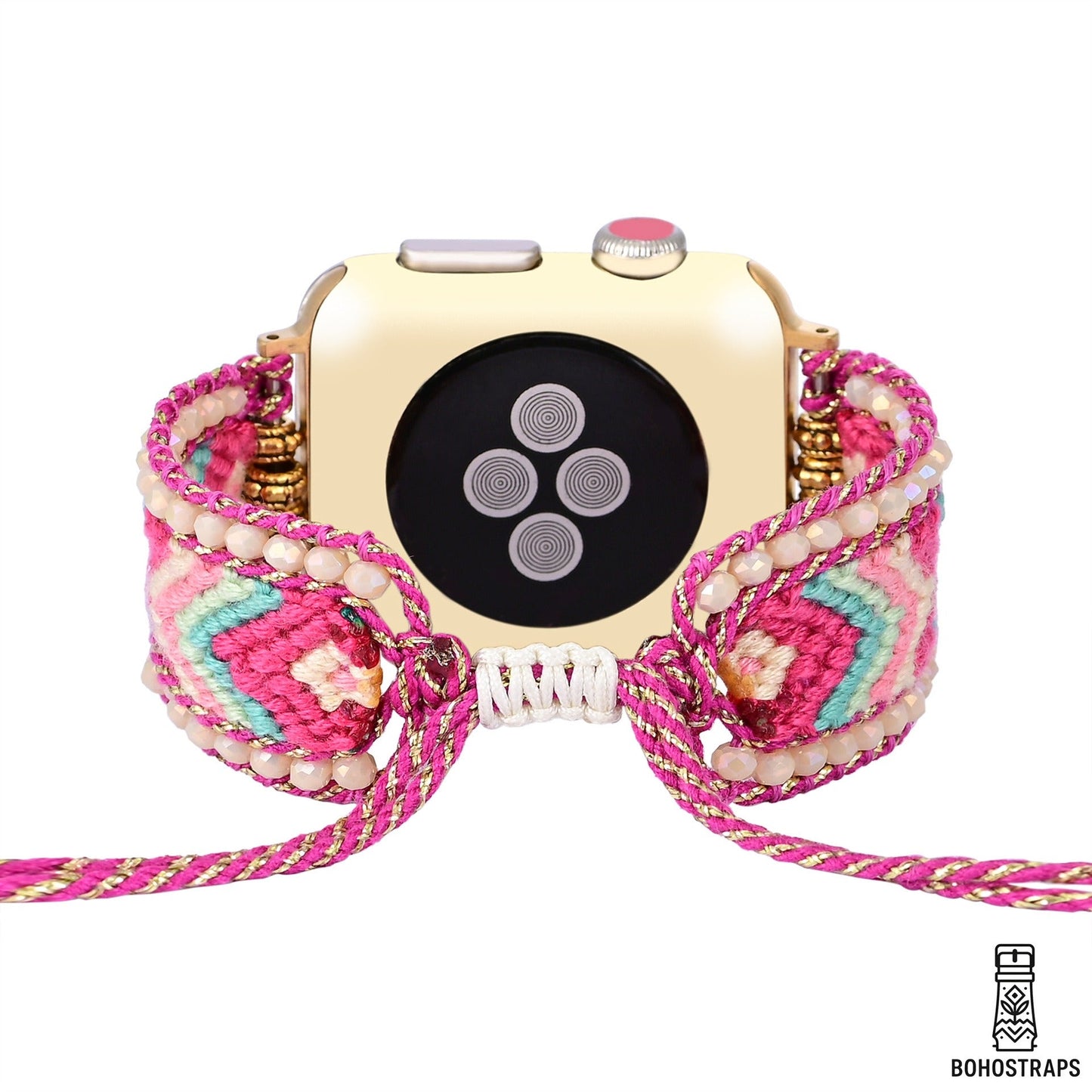 Sunset Bloom Woven Apple Watch Strap