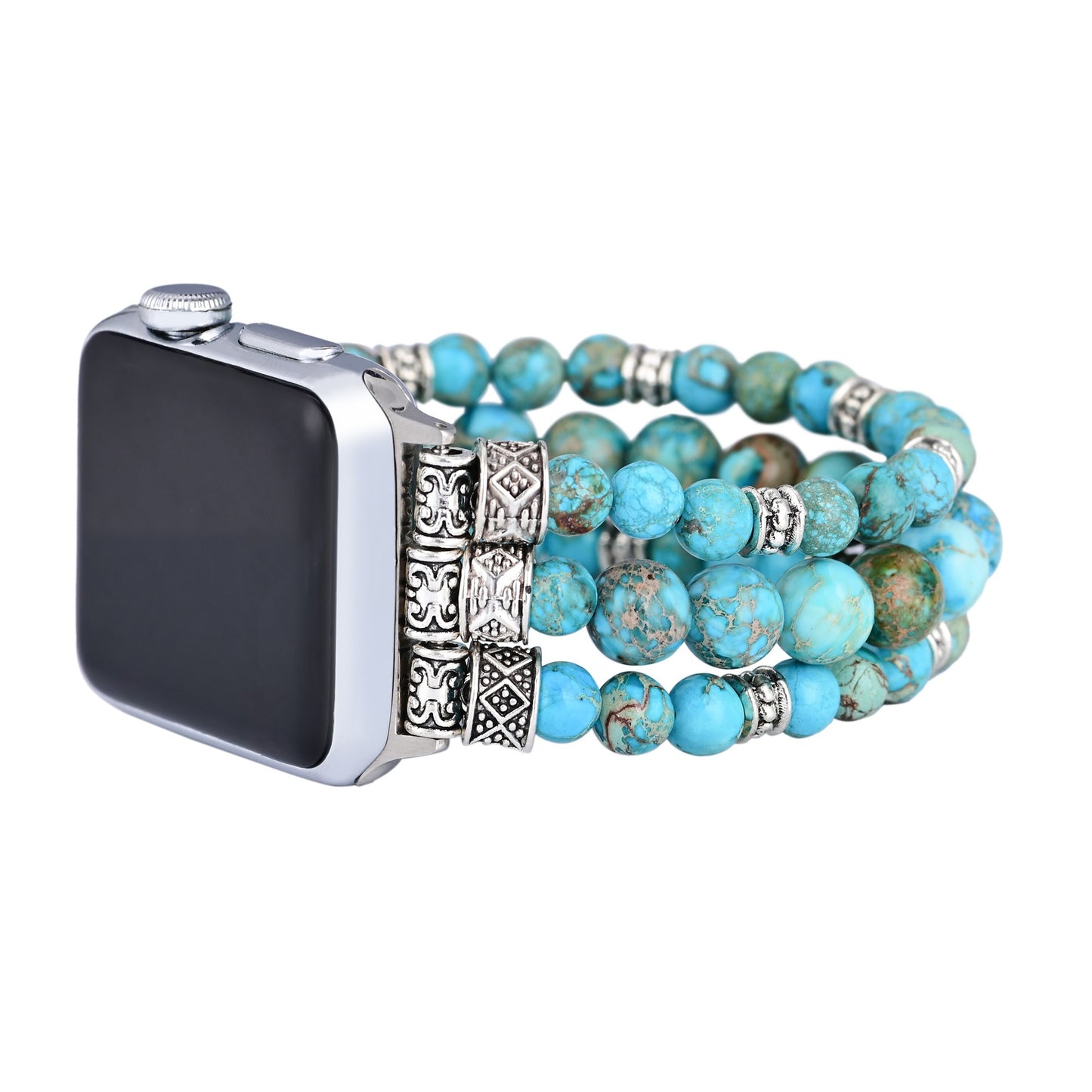 Turquoise Stretch Apple Watch Strap