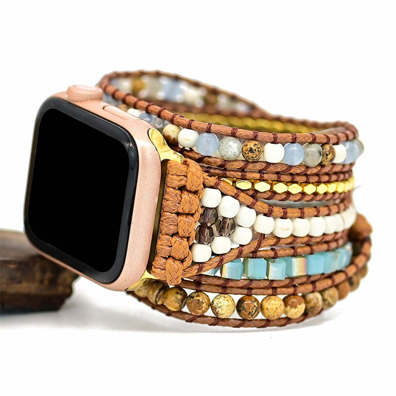 Blue Earth Jasper Apple Watch Strap