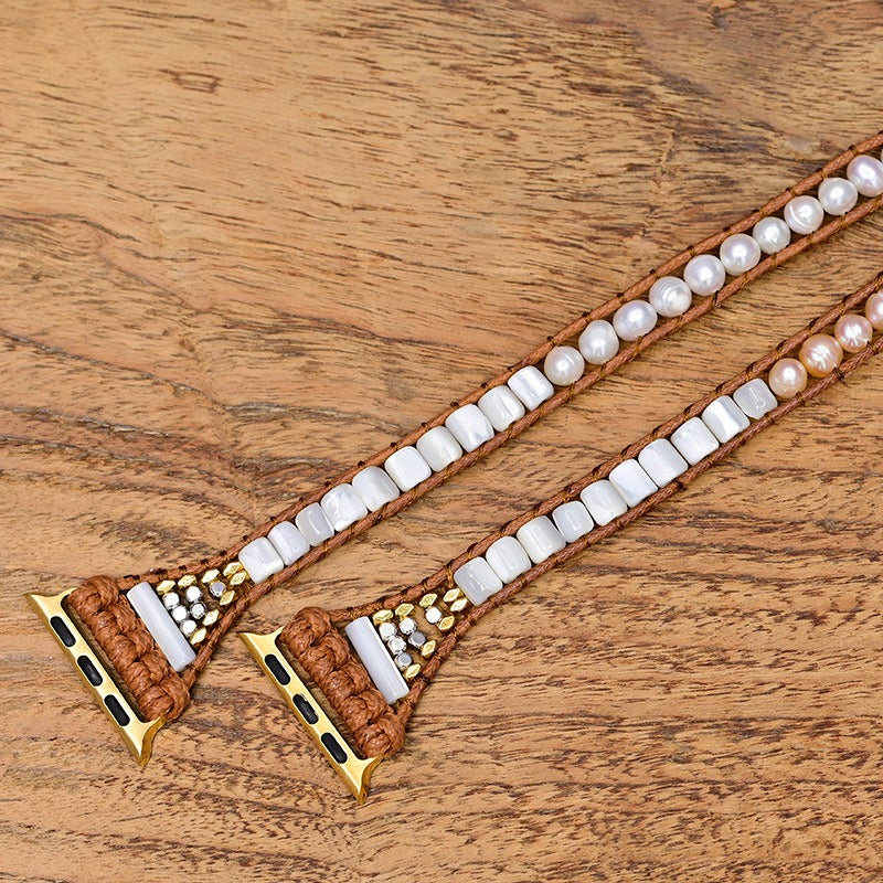Graceful Freshwater Pearl Apple Watch Strap