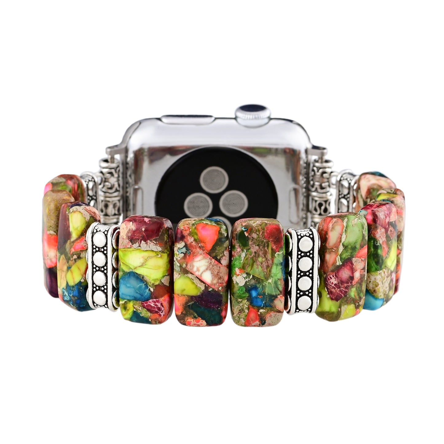 Chic Flower Mottled Stretch Apple Watch Strap