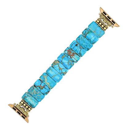 Tibetan Tranquility – Turquoise & Jasper Strap