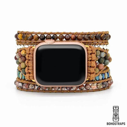 Tiger's Eye Royal Apple Watch Strap