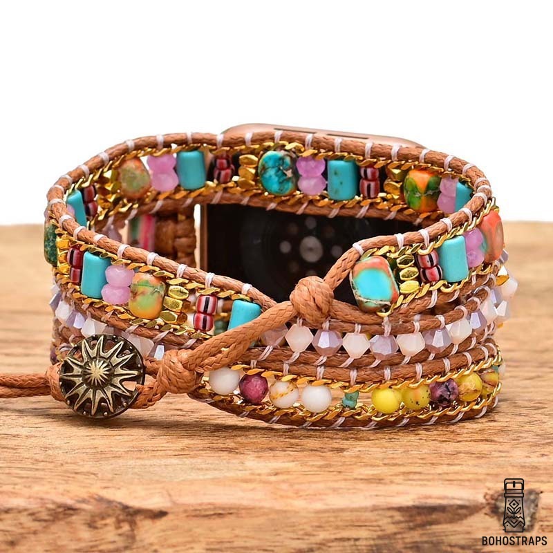 Ethnic Jasper Apple Watch Strap
