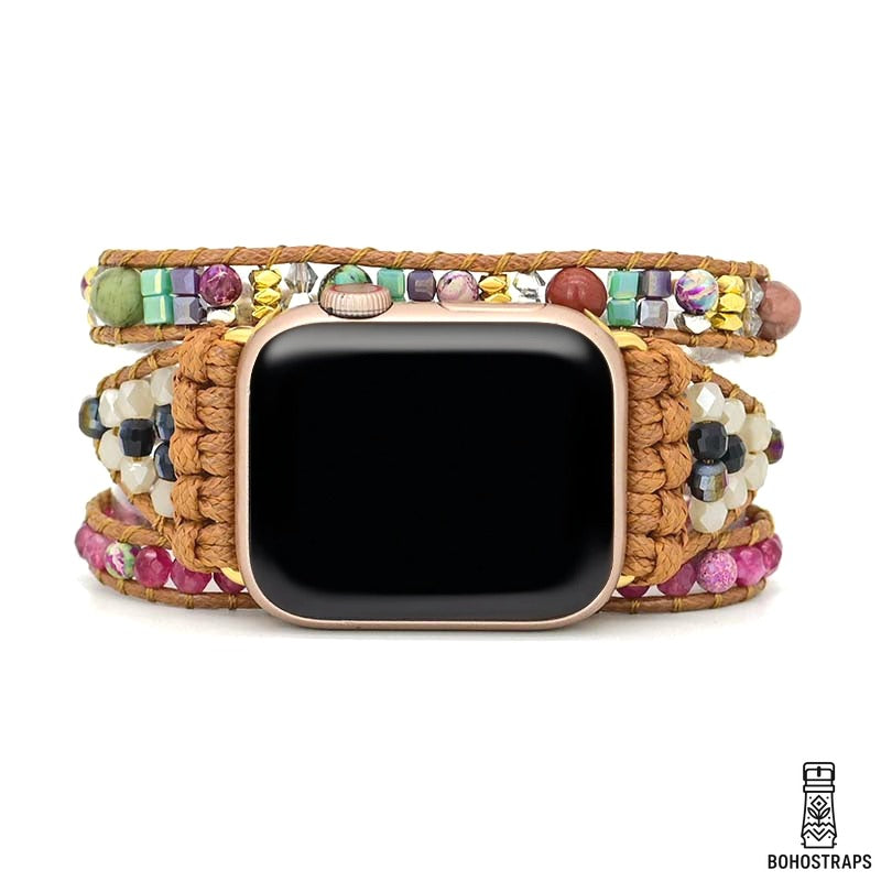 Healing Amethyst Protection Apple Watch Strap