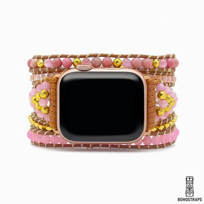 Golden Rose Quartz Apple Watch Strap