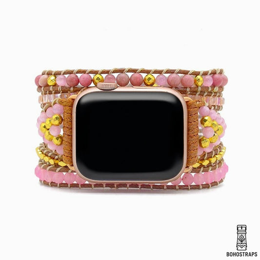 Golden Rose Quartz Apple Watch Strap