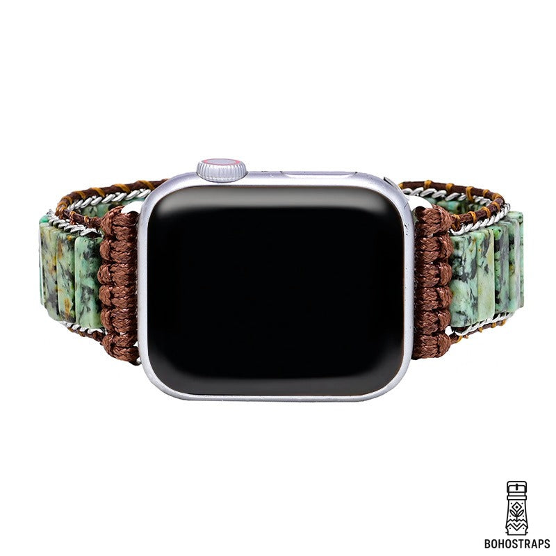 Pathfinder Apple Watch Strap – African Turquoise (Jasper)