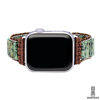 Pathfinder Apple Watch Strap – African Turquoise (Jasper)