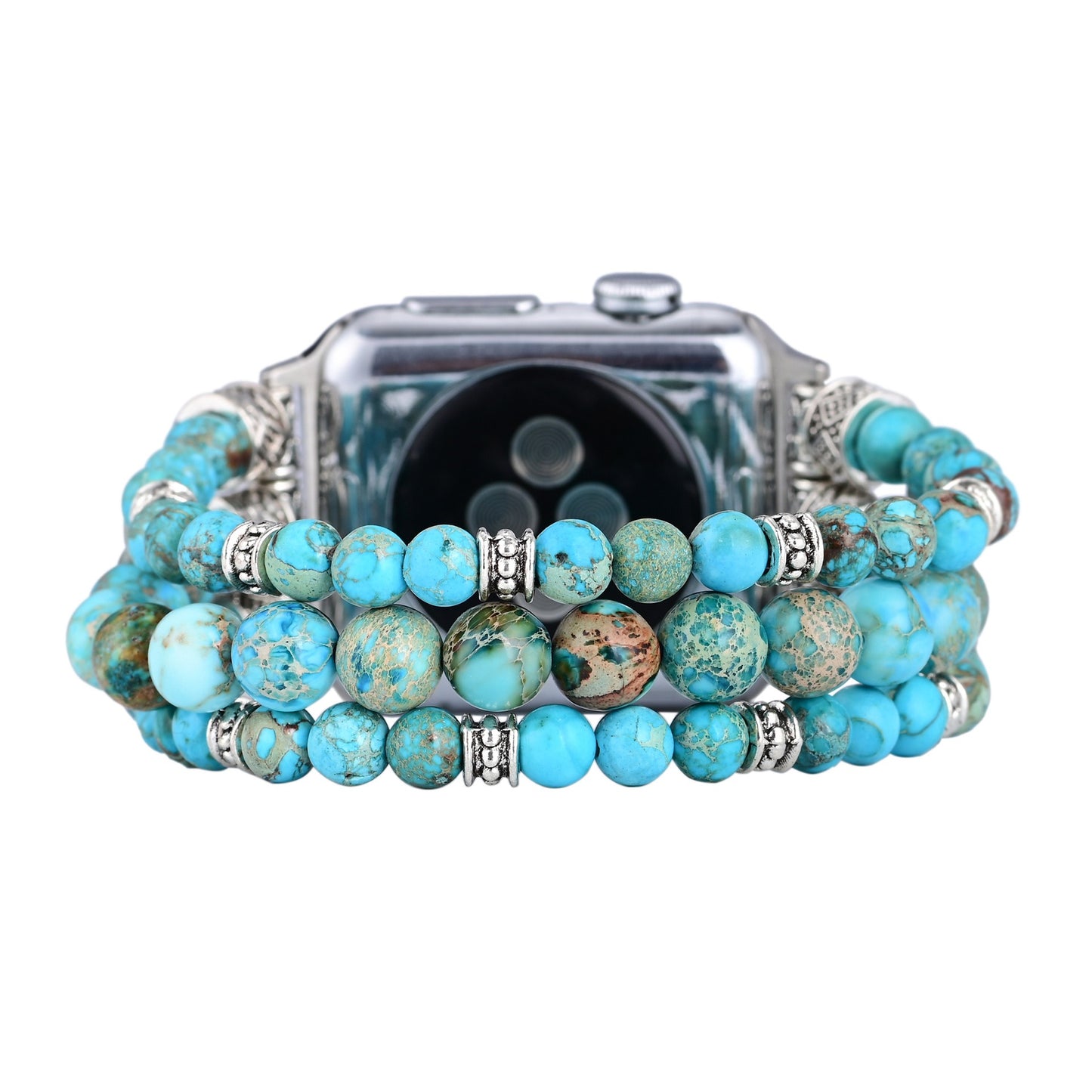 Turquoise Stretch Apple Watch Strap