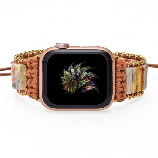 Delicate Picasso Jasper Apple Watch Strap