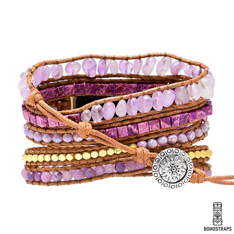 Amethyst & Purple Jade Radiance Apple Watch Strap