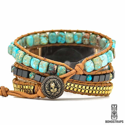 Turquoise Calming Energy Apple Watch Strap