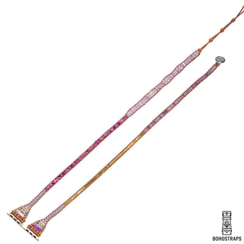 Amethyst & Purple Jade Radiance Apple Watch Strap