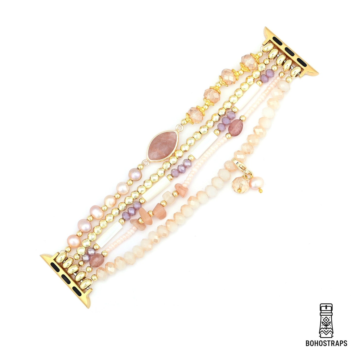 Blush Rhodochrosite Apple Watch Strap