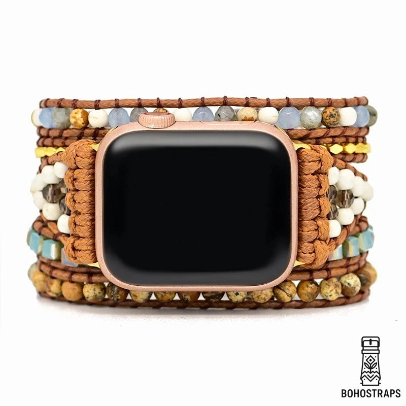 Blue Earth Jasper Apple Watch Strap