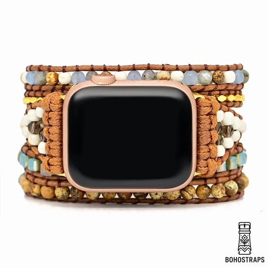 Blue Earth Jasper Apple Watch Strap