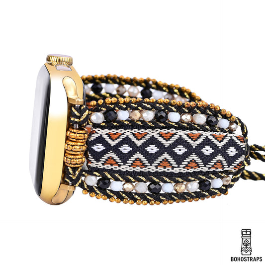 Desert Dusk Boho Weave Watch Strap