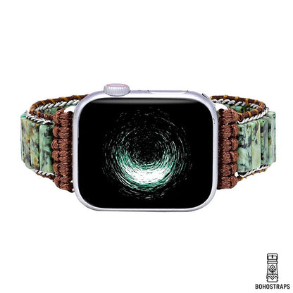 Pathfinder Apple Watch Strap – African Turquoise (Jasper)