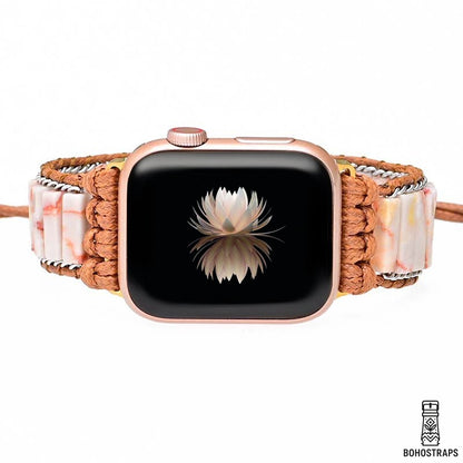 Delicate Imperial Jasper Apple Watch Strap